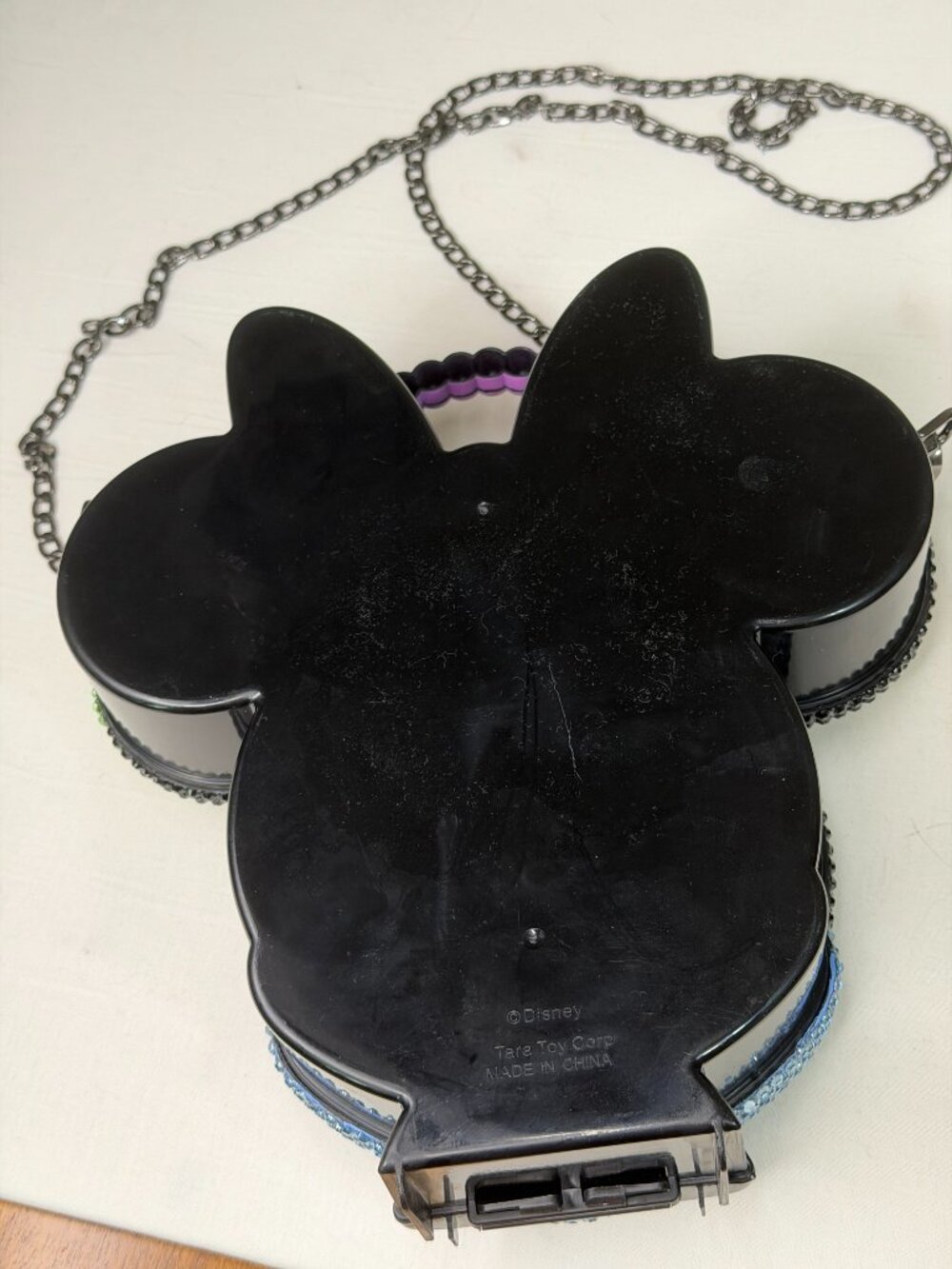 Disney Tara Toy Corp Rhinestone Novelty Character Purse Crystal Crossbody Bag - Picture 4 of 13